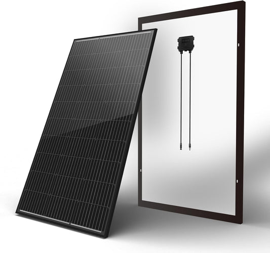 100 Watts Monocrystalline 100W 12V Solar Panel High Efficiency Mono Module RV Marine Boat off Grid